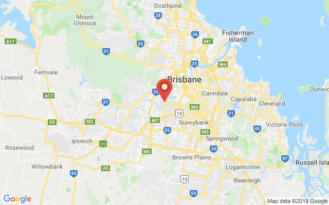 Google map image of location Sherwood QLD, Australia